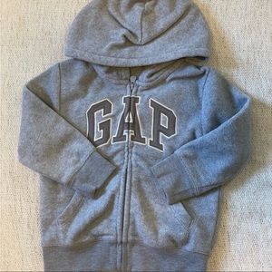 Gap fleece zip up hoodie
